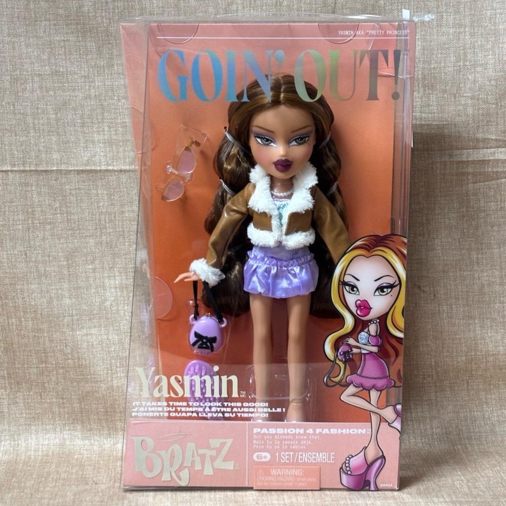 New In Box BRATZ GOIN' OUT YASMIN Fashion Doll With Accessories 2024